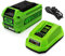 Energup 6.5A 40Volt 29472 29462 Replace for Greenworks 40V Battery and Charger 29482, for 40Volt G-MAX Tools 29252 20202 22262, with 40V Grennworks Charger, NOT for Greenworks Gen 1