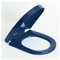 JUNNIU Toilettendeckel, Toilettendeckel丨WC Deckel,Klobrille mit Absenkautomatik,Ovaler WC-Sitz mit Quick-Release-Funktion,Rot Blau Orange Optional Navy Blue