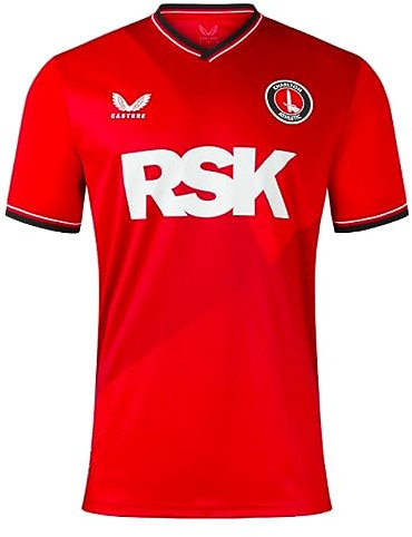 2023-2024 Charlton Athletic Home Football Soccer T-Shirt Trikot