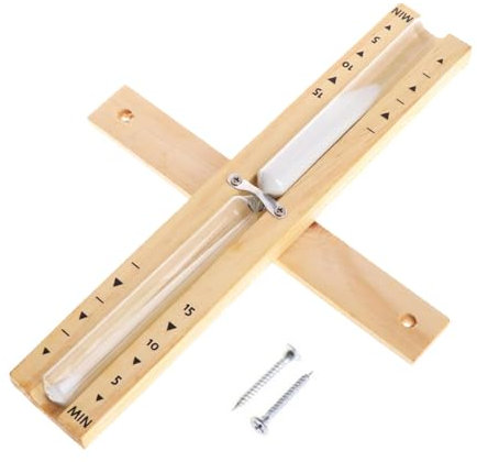 Sauna Uhr - Genaue Sauna Sanduhr | 15 Minuten Sanduhr Drehbarer Timer für Küche, Bad, Restaurant, Stundenglas für Sauna