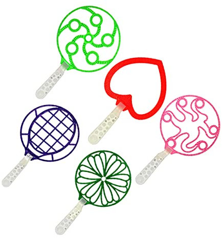 BESTonZON 5St Kinder Sprudelstab riesige Seifenblasenstäbe draußen Kinderspielzeug Seifenblasenstäbe für Kinder Blasenspielzeug Spielzeug für Kinder Toys Blasenstab Seifenblasen-Stick