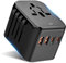 Vexloria Adattatore Da Viaggio Per Tutto Il Mondo, Adattatore Per Spina Da Viaggio In Tutto Il Mondo, Con 2 Usb A E 2 Usb C, Adattatore Da Viaggio Per Usa, Inghilterra, Thailandia, Australia, PD20 W