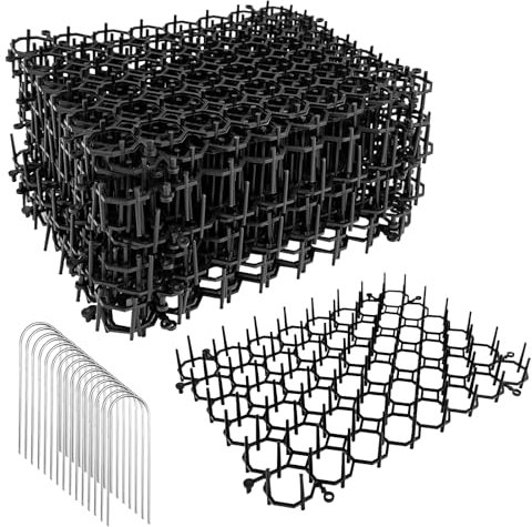 Nicrulp 15 Piezas Pinchos Anti Gatos, Ahuyentador Gatos Exterior, Trampa para Gatos, Espanta Gatos, Repelente para Gatos Exterior, Pinchos para Gatos, para Jardines Interiores y Exteriores(20 × 15 cm)