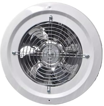 ruyi-1986 Ventilatore di scarico Potente ventilatore di ventilazione da 30 * 30 cm, con condotto di scarico incorporato e aspirazione elevata for cucina e bagno Ventilatori da bagno