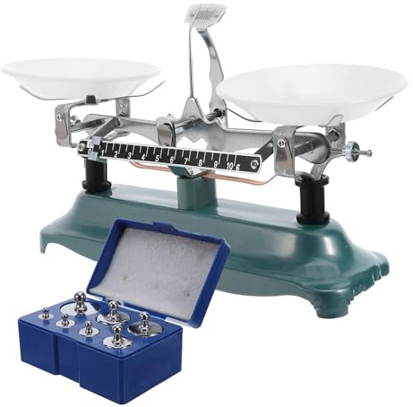 DOITOOL Waage: 500 g/0,5 g, tragbare mechanische Doppelwaage für Labor und Schule – Lehrmittel für Chemie- und Physikexperimente