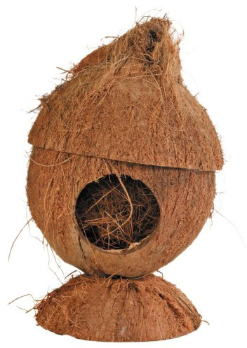 Trixie 6209 Kokosnusshaus für Hamster, ø 13 × 31 cm