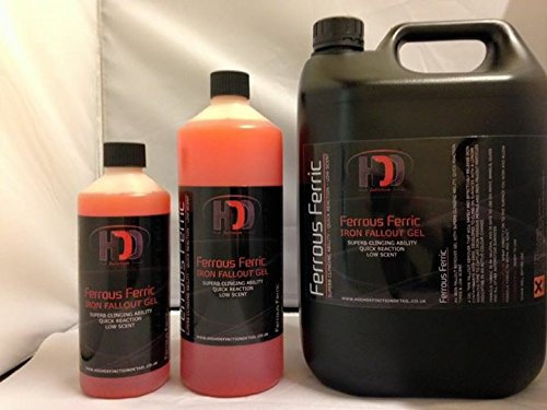 High Definition Detail Ferrous Ferric - iRON Fallout Remover Gel, De-Ironiser, Brake Dust and Fallout Remover (5 Litre)