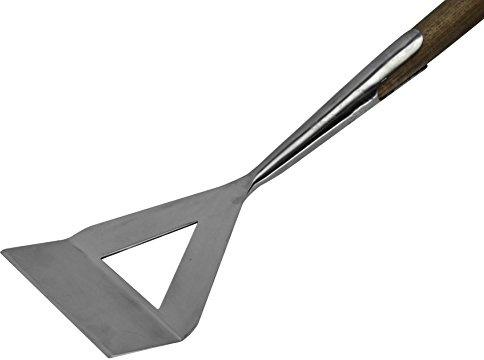 Faithfull Prestige Dutch Hoe Stainless Steel head (130mm wide) with Ash Handle Overal Length 1600mm