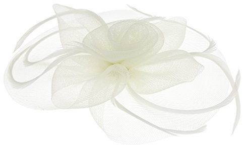 Braut Fascinator Blumen Netz Kopfschmuck Damen Haar Clip Hut Haarschmuck Kopfbedeckung für Party Kirche Hochzeit Cocktail