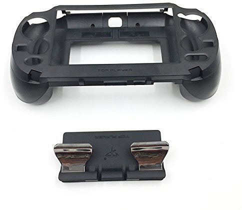 L3 R3 matt Hand Grip Griff Joypad Ständer Hülle Mit L2 R2 Trigger Taste für PSV1000 PSV 1000 PS Vita 1000 Spiel Konsole – Schwarz