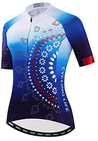 Cykeltröja dam kortärmad MTB sportkläder damer cykling cykelkläder cykeltoppar, Cf2301-sj, XL