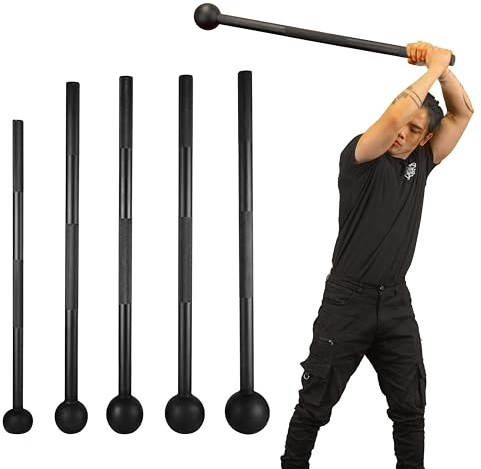 GRAVITY FITNESS Alloy Steel Mace for Home & Gym Fitness, Weighted Macebell for Strength Training, Shoulder, Grips & Forearms Workouts, (12kg)