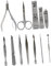 FOMIYES 12st Nagelhautschere Nagelschere Zwiebelschneider Stoffschere Suite Rostfreier Stahl