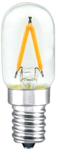 NCC-Licht LED Filament Leuchtmittel Röhre T22x55 1,5W E14 klar 180lm extra warmweiß 2200K (1 Stück)