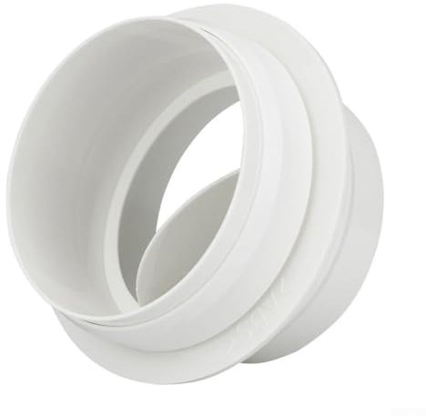 Conduit circulaire de refoulement d'air de retour d'air conduit de ventilation à sens unique suspendu plafond mur WC hotte et clapet anti-retour de conduit de fumée (150 mm)