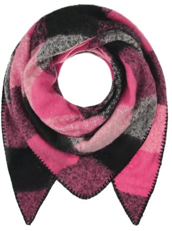 Majea Damenschal Winterschal Strickschal Damen Schal (880042) (pink 2)