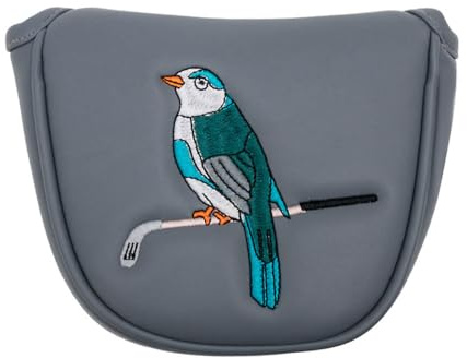 Housse de Putter de Golf,Housse de Club de Golf en Cuir PU,Couche Intérieure en Velours Doux,Housse de Tête de Golf pour la Plupart des Putters de Golf