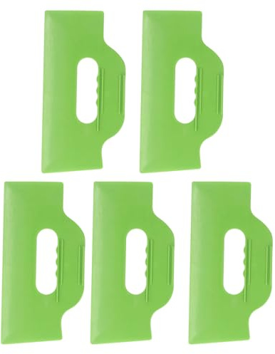 Lot de 5 spatules à mastic en plastique souple pour cloison sèche, patching, peinture, 25,4 cm, matériau PP
