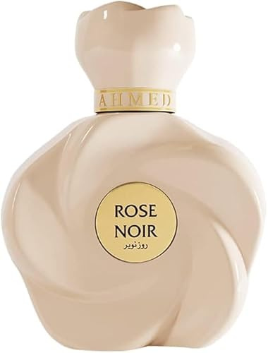 Ahmed Al Maghribi Rose noir EDP 75ML | Buttery floral | Vanilla | Citrusy rose | Freshness | long lasting | Ambergris | Cashmere Wood | Men Perfume | Women Perfume | Unisex | Perfumes