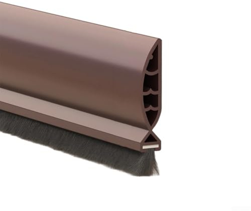 HanOaki Striscia di guarnizione inferiore per porta in PVC di alta qualità, a risparmio energetico, per porte interne, riduzione del rumore e a prova di insetti, lunghezza 93 cm, facile installazione