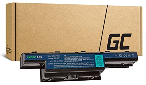 Green Cell Standard Série Batterie pour Acer Aspire E1-521 E1-531 E1-531G E1-571 E1-571G V3-551 V3-571 V3-571G V3-771 V3-771G Ordinateurs PC Portables (6 Cellules 4400mAh 11.1V Noir)