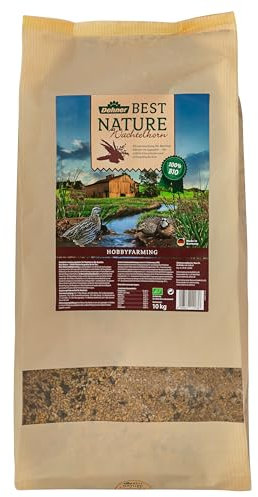 Dehner Best Nature Bio-Wachtelkorn Geflügelfutter, 10 kg