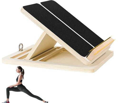 Wadendehner Aus | Verstellbares Neigungsbrett Und Wadendehner | Wadendehnungskeil Trainingsgerät | Verbesserung Der Kernkraft - Zusätzlicher Seitengriff Für Tragbarkeit