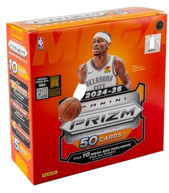 2024-25 Panini NBA Prizm Basketball Trading Cards Mega Box