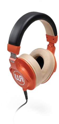 Warm Audio WA-HRT Headroom, Auriculares Cerrados de Estudio (transductores de neodimio de 45 mm, Almohadillas Intercambiables, para monitorización y grabación), Naranja