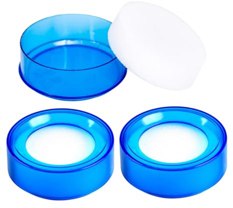 BESPORTBLE 1 Satz Geldzählende Handfeuchte Vorrichtung Bankbürobedarf Handschwammbefeuchter Schwamm Für Den Umgang Mit Geld Büro-zählschwamm Fingerschwamm, Der Geld Zählt Plastik Blue 3st