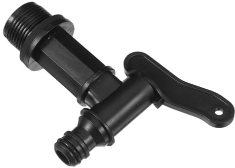 CLISPEED Grifo de Barril de Lluvia Conector de Manguera para Jardín Accesorio de Riego Prueba de Fugas Instalación Rápida y Funcionalidad Flexible para de