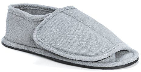 MUK LUKS® Men's Velcro Open Toe Slippers