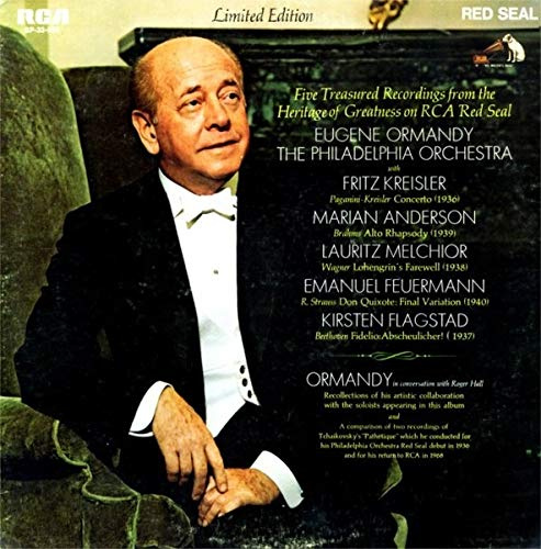 Five Treasured Recordings From The Heritage Of Greatness On RCA Red Seal [Vinyl LP]