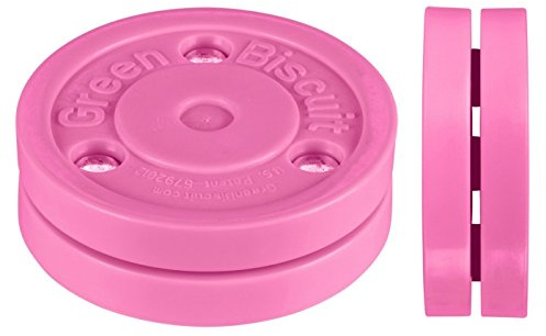Green Biscuit Ice Hockey Training Puck - Blush