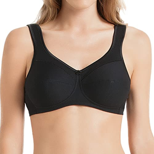 Anita Women's Non-Wired Comfort Bra with Cotton 5427 Black 42C