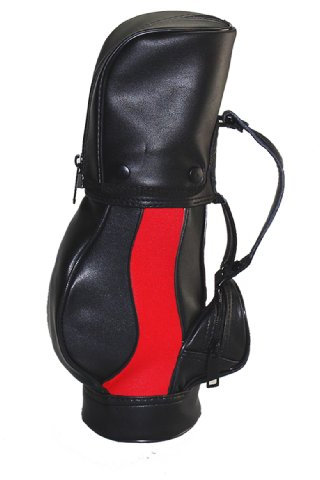 Loitsch Weinkühler Flaschenkühler Golf Golfbag 3 Farben rot gelb oder grün (Rot)