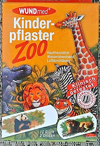 2-pack lindad barnplåster zoo 10 stycken (2 x 10 stycken)