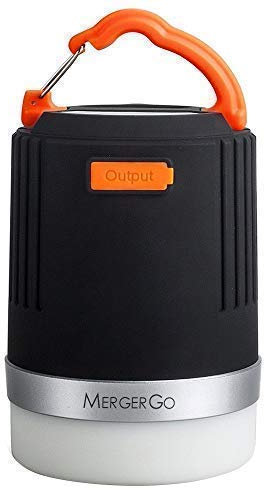 Rechargeable Camping Lantern, New Capacity 10400mAh Power Bank, Portable and Waterproof ,Super Bright, SOS Emergency Strobe for Camping,Hiking,Fishing (Black)