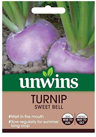 Unwins Vegetable Seeds - Turnip Sweet Bell