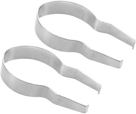 PATIKIL Keycap Puller Switch Remover, 2 Pack DIY Tool Fixing Keyboard Metal for Mechanical Keyboard, Silver