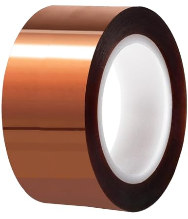 Gebildet Ruban Adhésif en Papier de soie Haute Température, 40mm(W) x33m(L), utilisé pour Protéger le Processeur et la Surface de Travail de L'imprimante 3D, les Professionnels des Circuits Imprimés