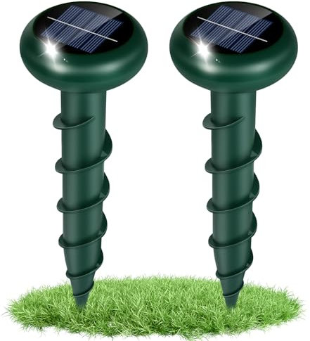 Katzenschreck Für Garten,Solar Maulwurf Vertreiber Testsieger,Ultraschall 7 Farbige Beleuchtung Maulwurfschreck 3 Modus,Ip65 Wasserdicht Katzenschreck Tiervertreiber,Für Bvögel, Waschbären,Hunde