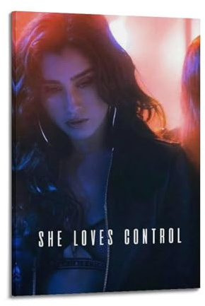 JTFCKH Poster su tela con stampa artistica da parete di Lauren Jauregui, con stampa artistica da parete con stampa di album e autografo, per aule scolastiche, camera da letto, 50 x 75 cm, stile