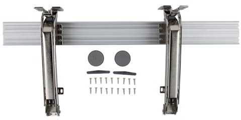 BlissfulAbode Charnière de porte coulissante latérale pour armoire pliante - Amortissement silencieux - Rail coulissant - Pour cuisine, bus