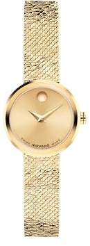 Movado Museum Velura Mini Women's Swiss Quartz Watch 21mm