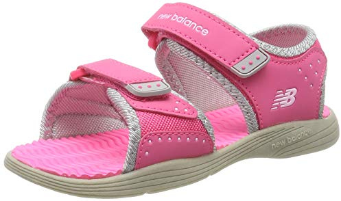Nuevo Unisex Niños Balance K K2004grp Peeptoe Sandalias, Rosa Rosa K2004grp, 35 EU