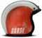 DMD Herren Jet-Vintage Motorradhelm, Mehrfarbig, M