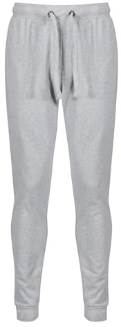 Iron Mountain Pantalones de chándal de Trabajo para Hombre de Hilo recuperado, Pantalones Jogger con puños, Gris Claro Jaspeado, 2XL