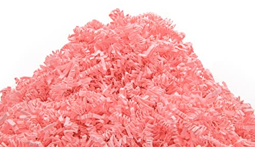 YOTEI SPIRIT® 10 kg de papier rose déchiqueté pour remplissage – copeaux de papier pour cadeaux, paniers, boîtes et emballages – Matériau d'emballage de protection et de décoration (Rose 10 kg)