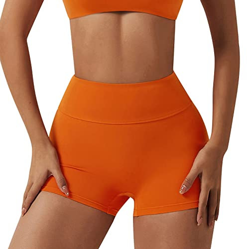 Yoga-Shorts für Damen, hohe Taille, Shorts unter Kleid, Lauf-Shorts für Damen, ohne Nähte, Sport-Shorts für Damen, Scrunch Butt, Radler-Shorts, Damen, kurze Leggings, Yoga, Fuß, Fahrrad, Pole Dance,